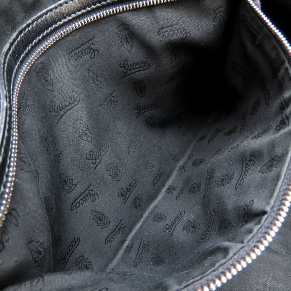GUCCI Black Leather Tote Bag - Picture 10 of 16